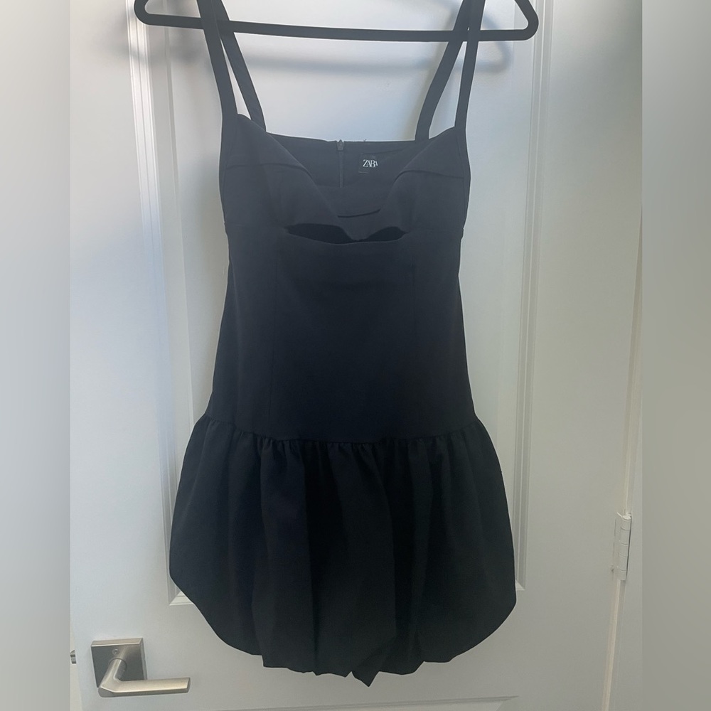 Zara Black bubble dress